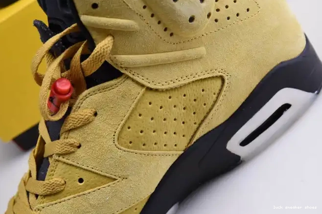 Reps LUCY YELLOW X JORDAN SCOTT AIR 6 CN1084-300 TRAVIS 0511